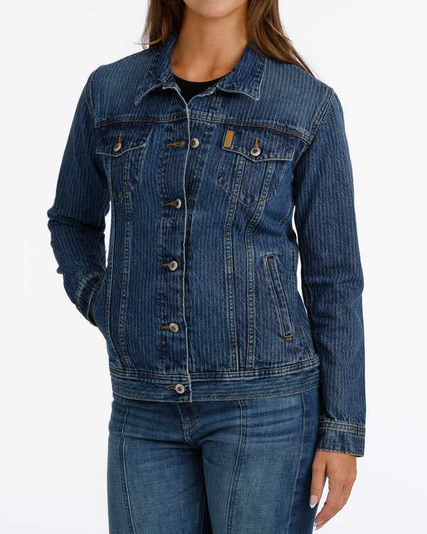 MAJ9878009 WOMENS DENIM TRUCKER CINCH