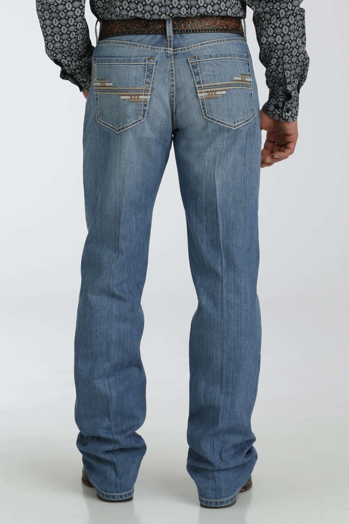 CINCH GRANT MIDRISE RELAXED BOOTCUT LIGHT WASH JEANS-MB59137001