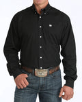 MENS CINCH SOLID BUTTON DOWN BLACK MT10320083