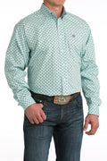 MEN'S CINCH CLASSIC FIT BUTTON-DOWN WESTERN SHIRT - MTW1106060