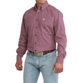 Men's Cinch  Classic Fit Purple Geo Printed Button Down Shirt MTW1106110