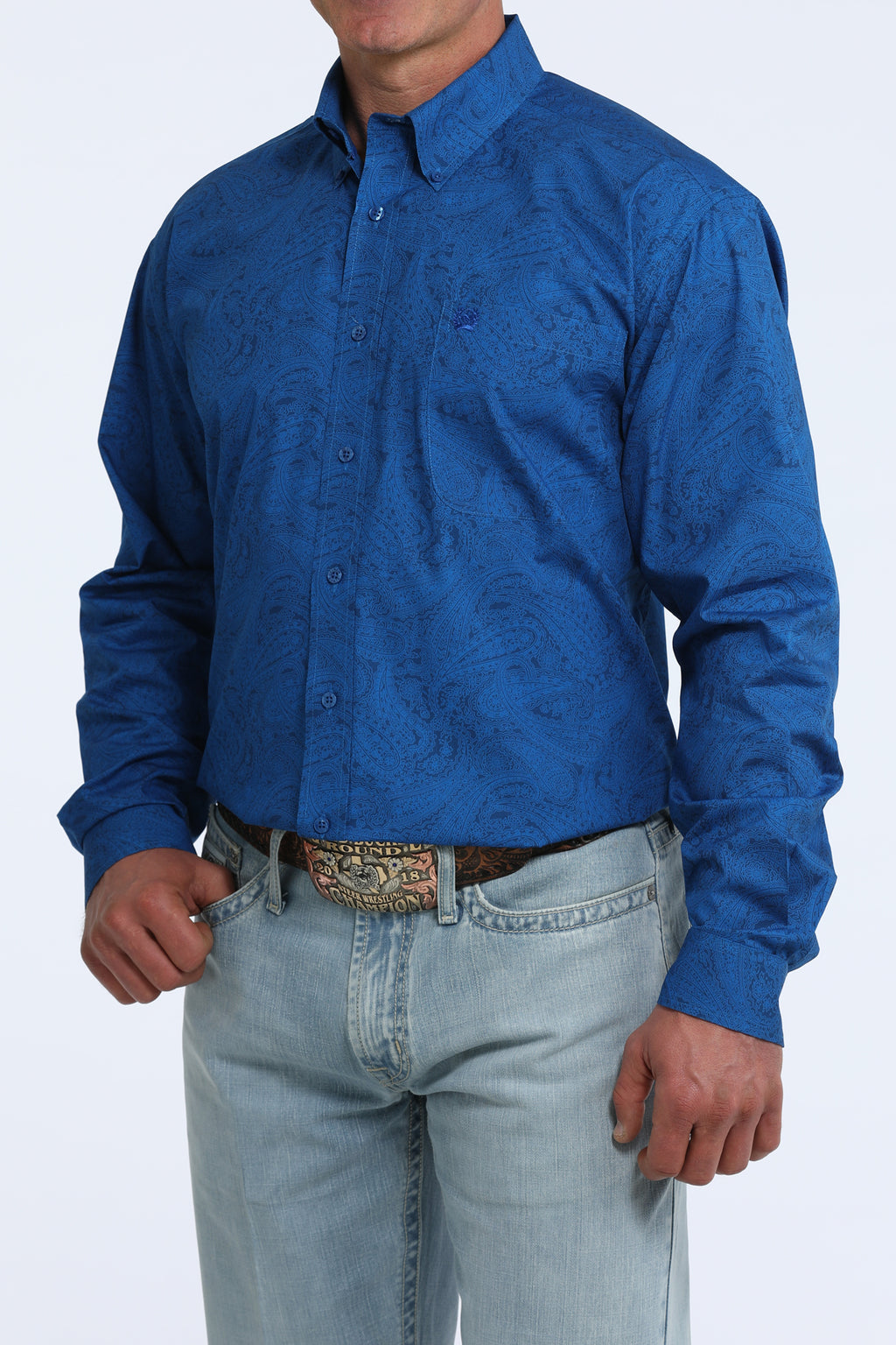 MTW1106121  MENS L/S PRINT CINCH