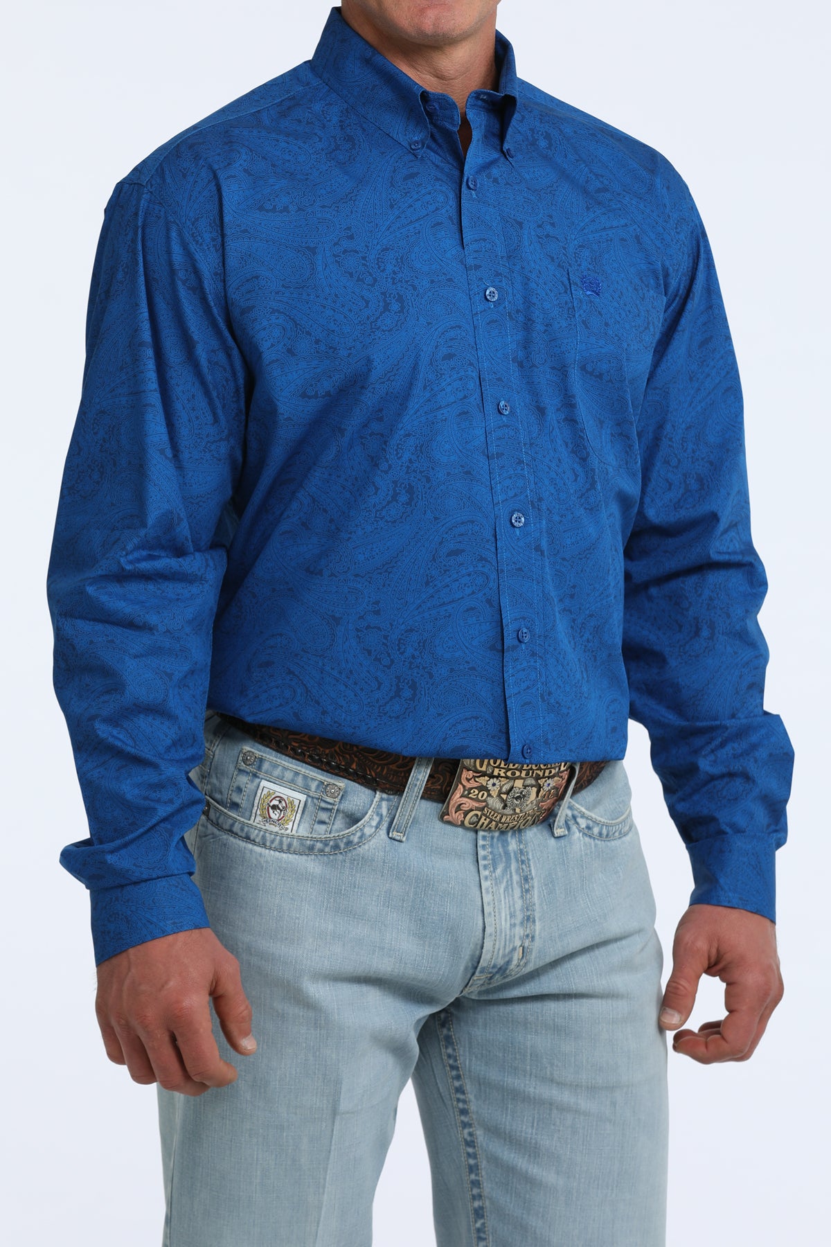 MTW1106121  MENS L/S PRINT CINCH