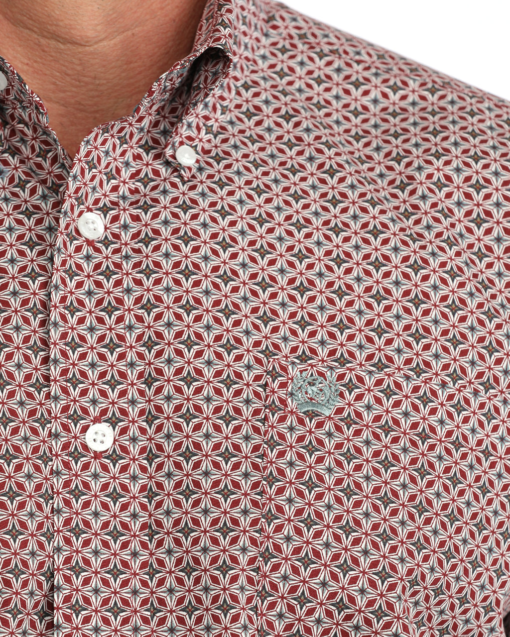 MEN’S CINCH CLASSIC FIT BUTTON-DOWN WESTERN SHIRT - MTW1106140