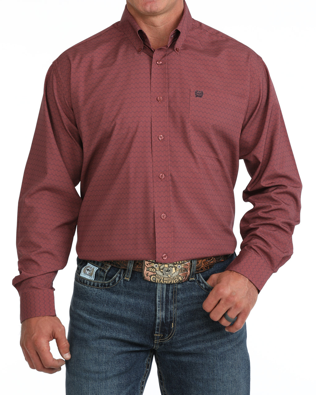 Cinch Mens arenaflex long sleeve MTW1106157