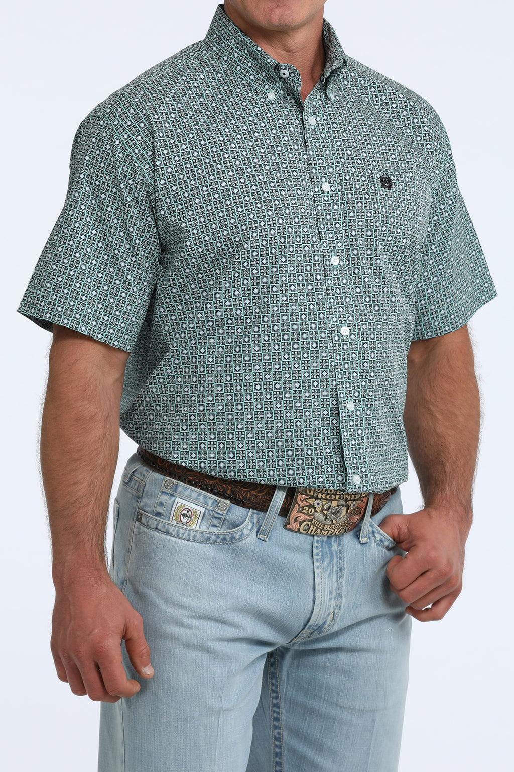 MTW1111528 MENS S/S PRINT CINCH
