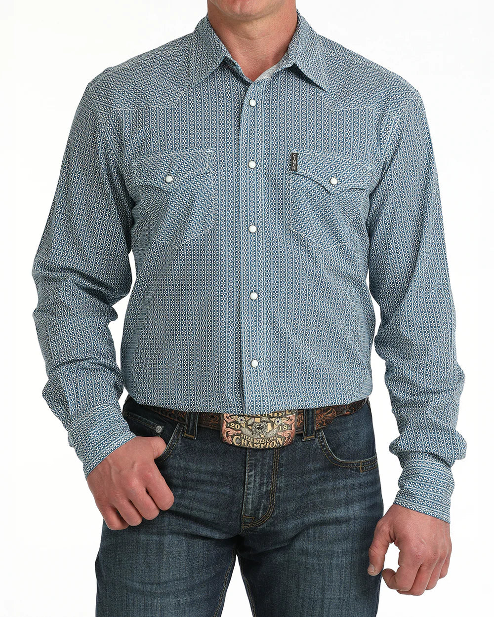 MEN’S MODERN FIT SNAP FRONT WESTERN SHIRT MTW1303102