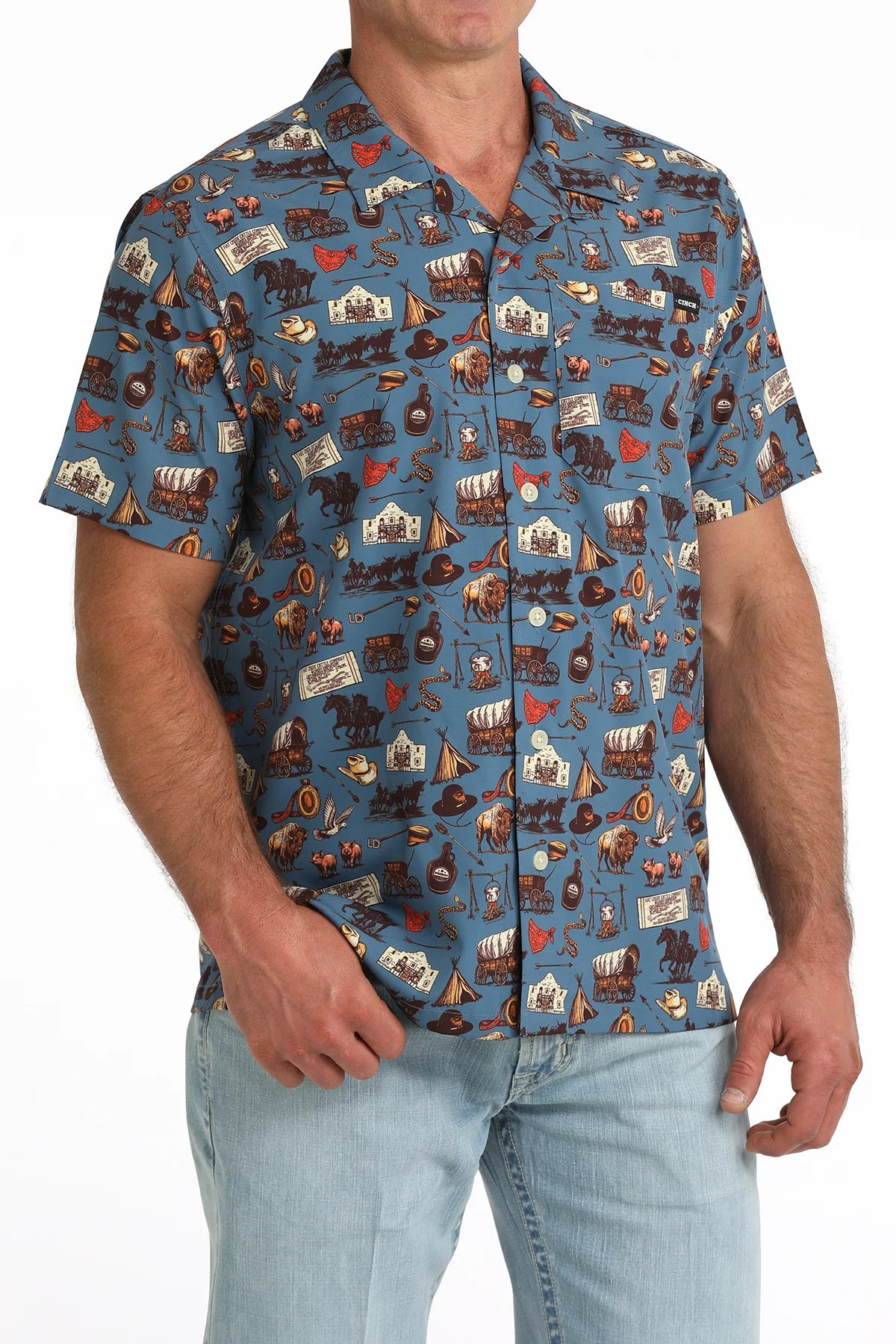 Cinch Camp Shirt Mens MTW1401056