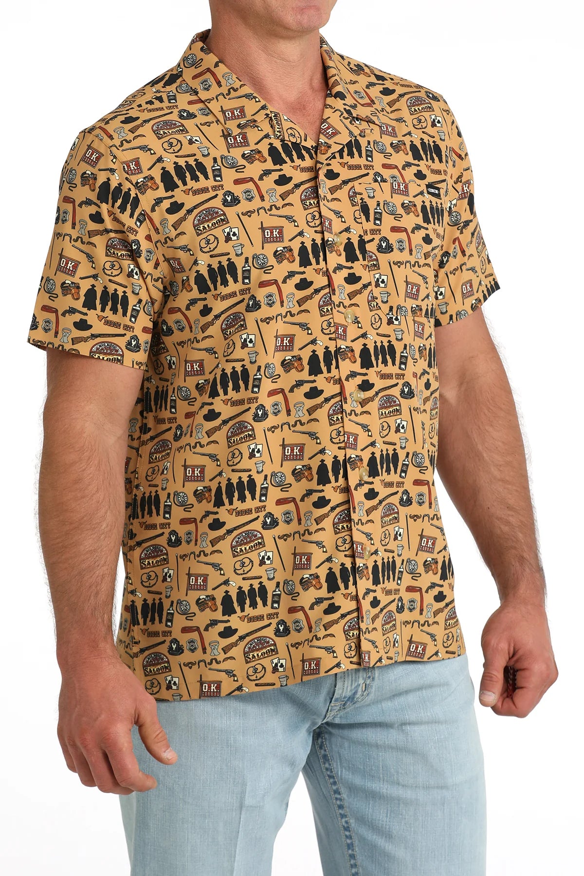 Cinch Camp Shirt Mens MTW1401058