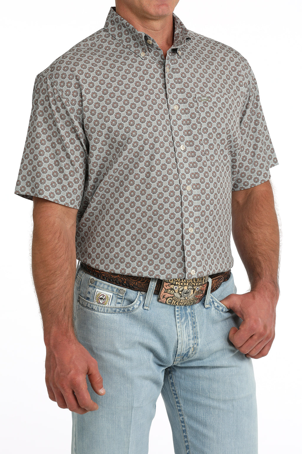 MTW1704175 MENS S/S PRINT ARENAFLEX CINCH