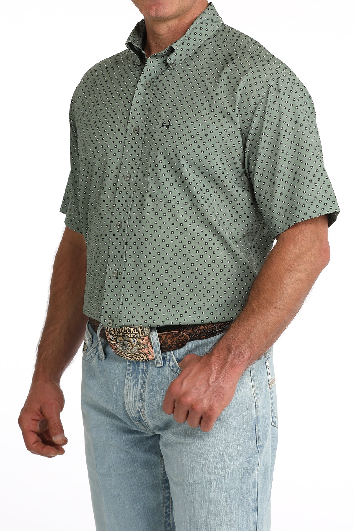 MTW1704176 MENS S/S PRINT ARENAFLEX CINCH