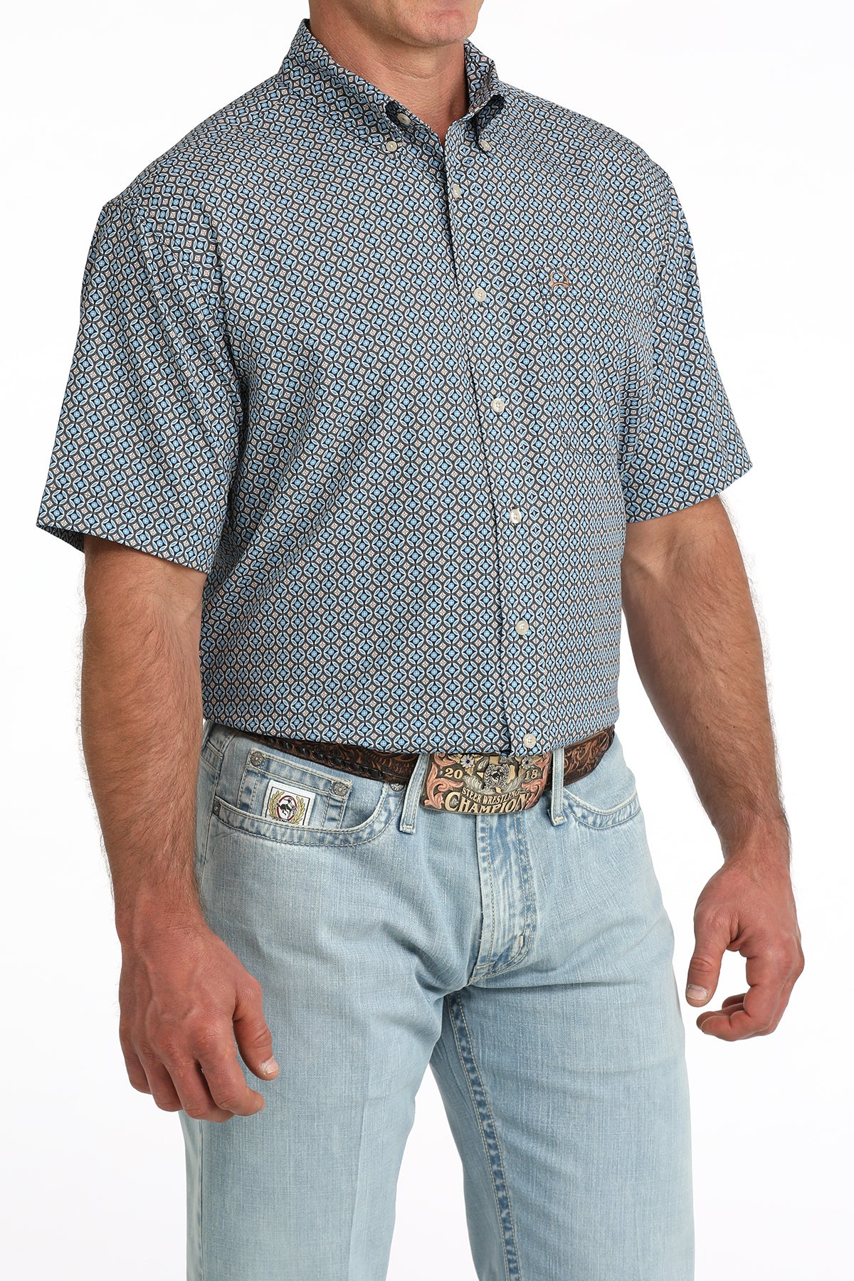 MTW1704177 MENS S/S PRINT ARENAFLEX CINCH