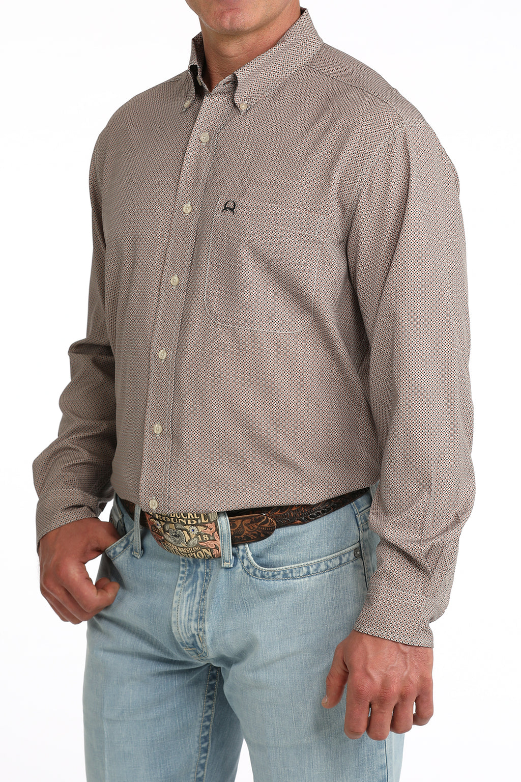 MTW1724005 MENS L/S PRINT CINCH