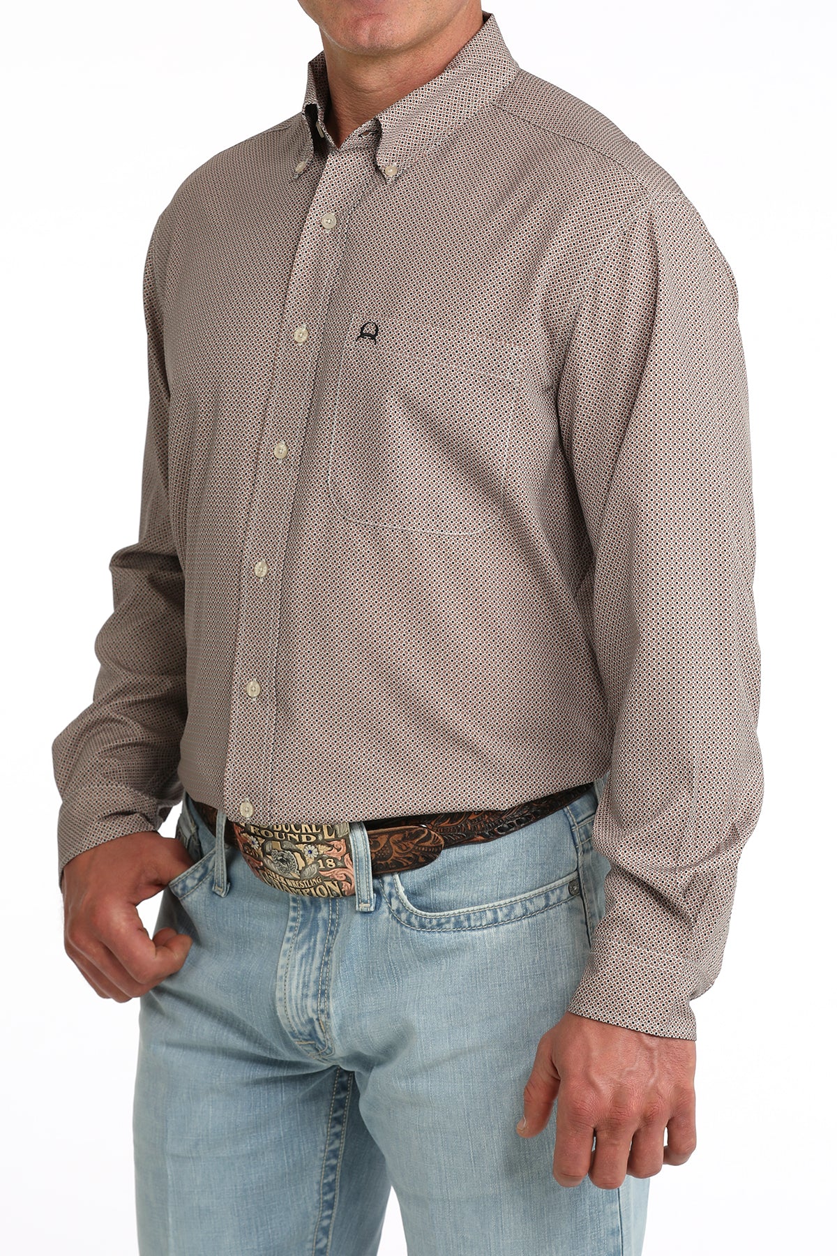 MTW1724005 MENS L/S PRINT CINCH