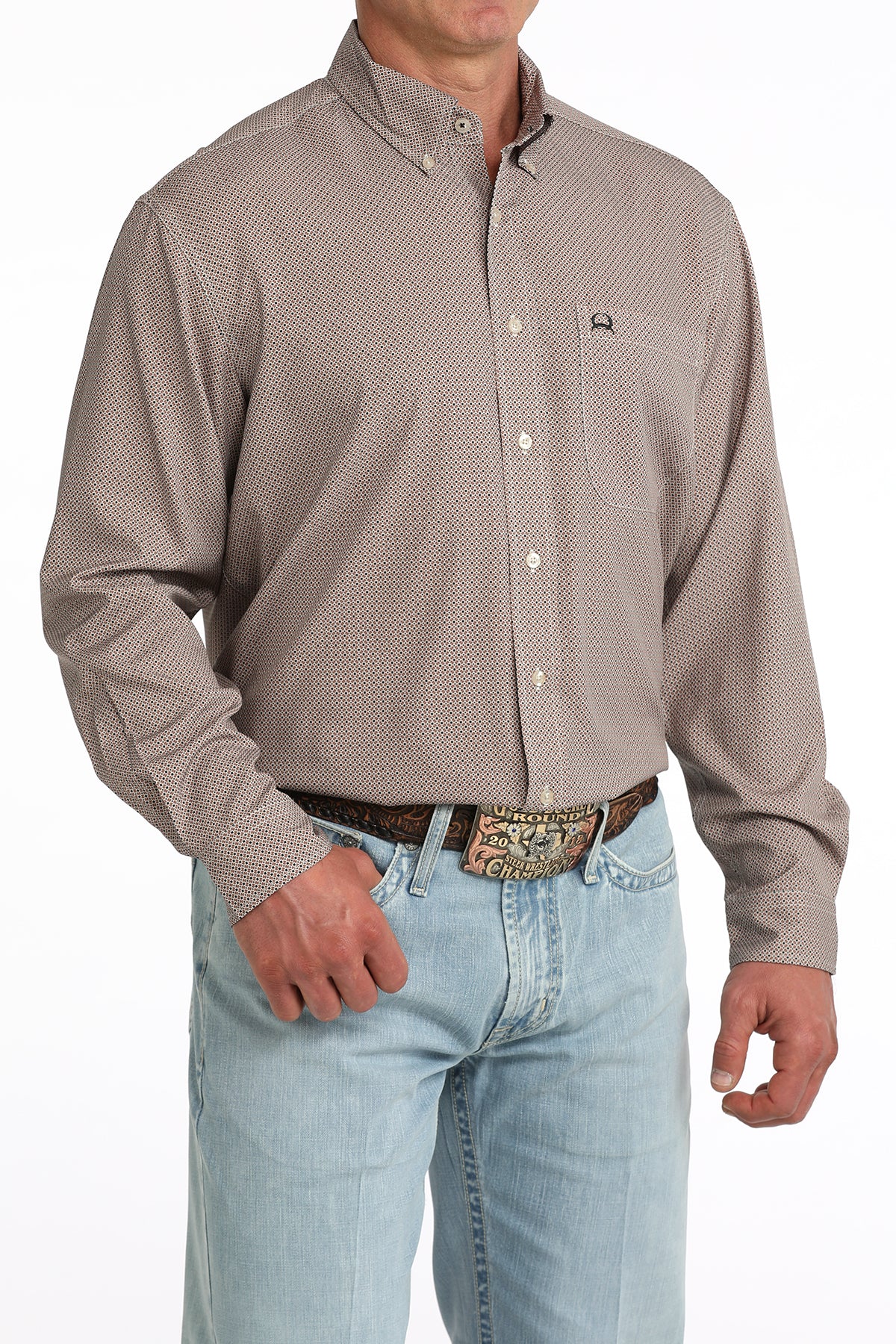 MTW1724005 MENS L/S PRINT CINCH