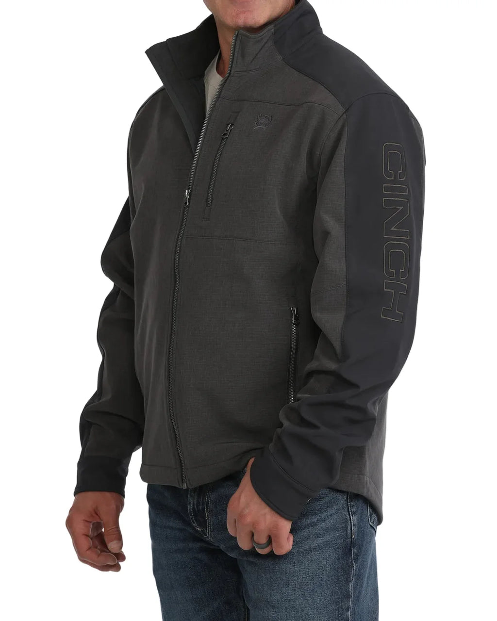 Cinch Men's Dark Gray/Black Bonded Jacket MWJ1946001