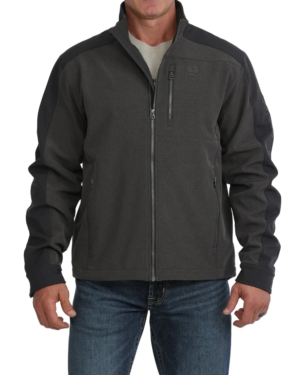 Cinch Men's Dark Gray/Black Bonded Jacket MWJ1946001