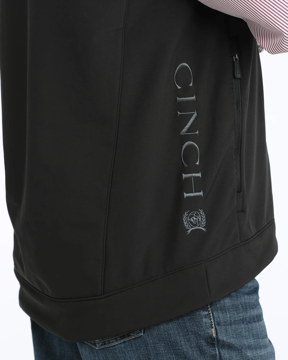 Cinch Men's Black Vest  MWV1012010