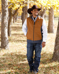 Cinch Men's Brown and Tan Windproof Vest MWV1517002