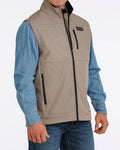 Cinch Men's Tan Conceal Carry Bonded Vest MWV1541012