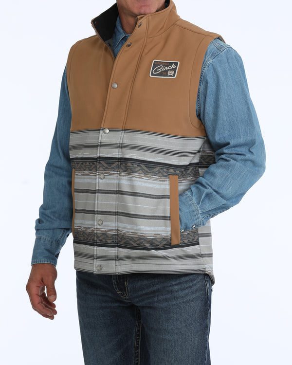 MWV1950001 Men's Southwest Stripe Bonded Vest Cinch