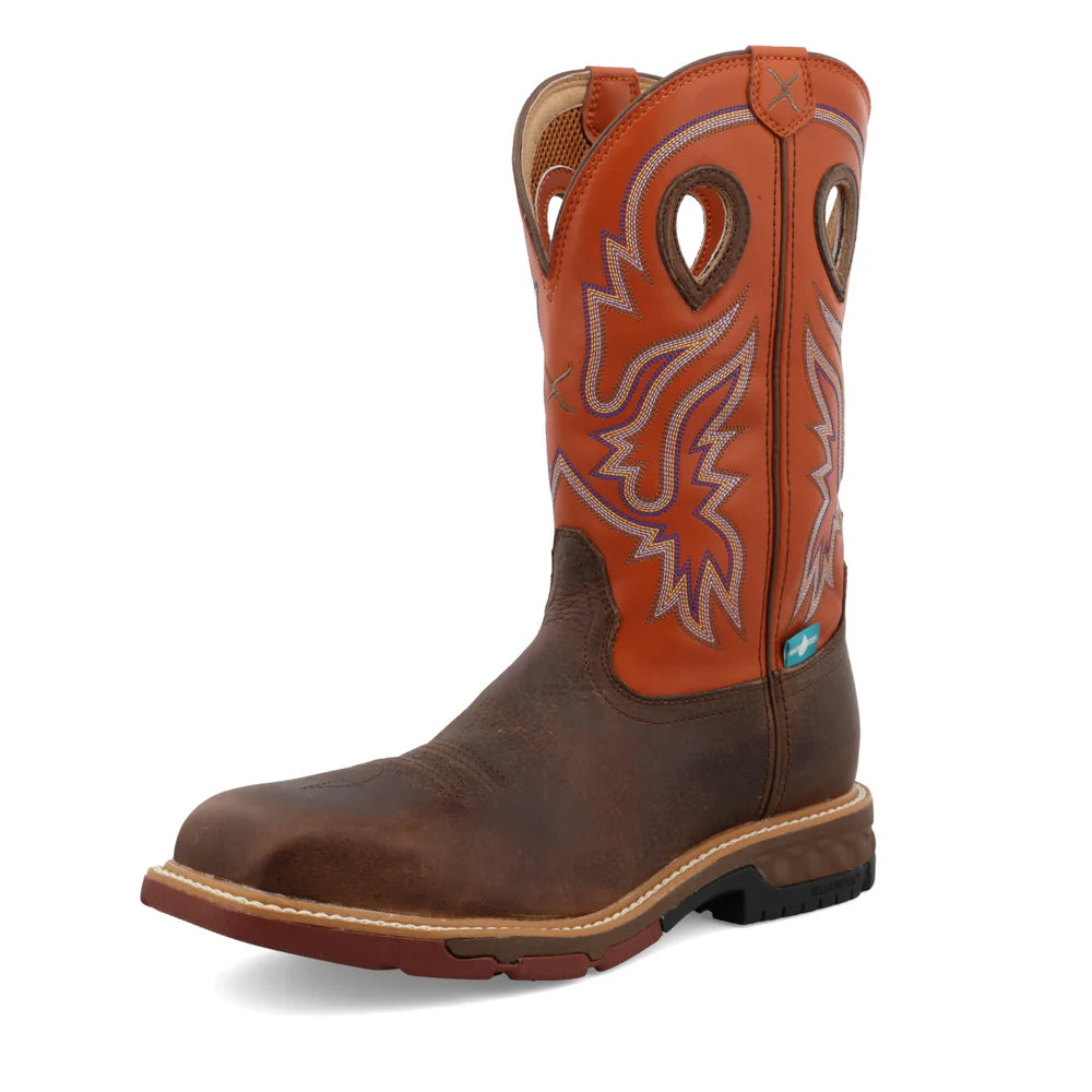 MEN'S 12" WESTERN NANO WORK BOOT MXBNW03