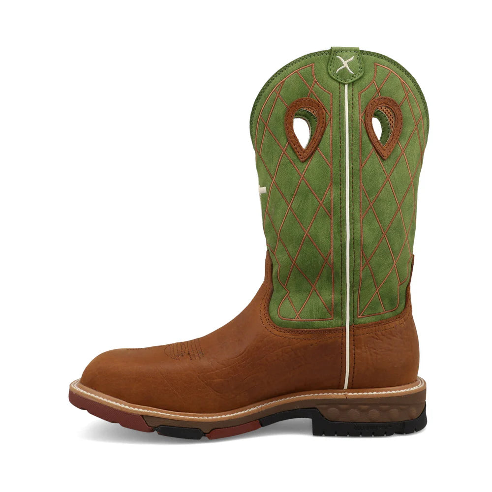 TWISTED X MEN'S 12" WESTERN COMPOSITE TOE WORK BOOT MXBNW07