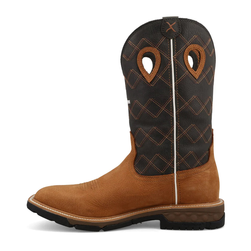 TWISTED X MEN'S 12" WESTERN WORK BOOT MXBW010