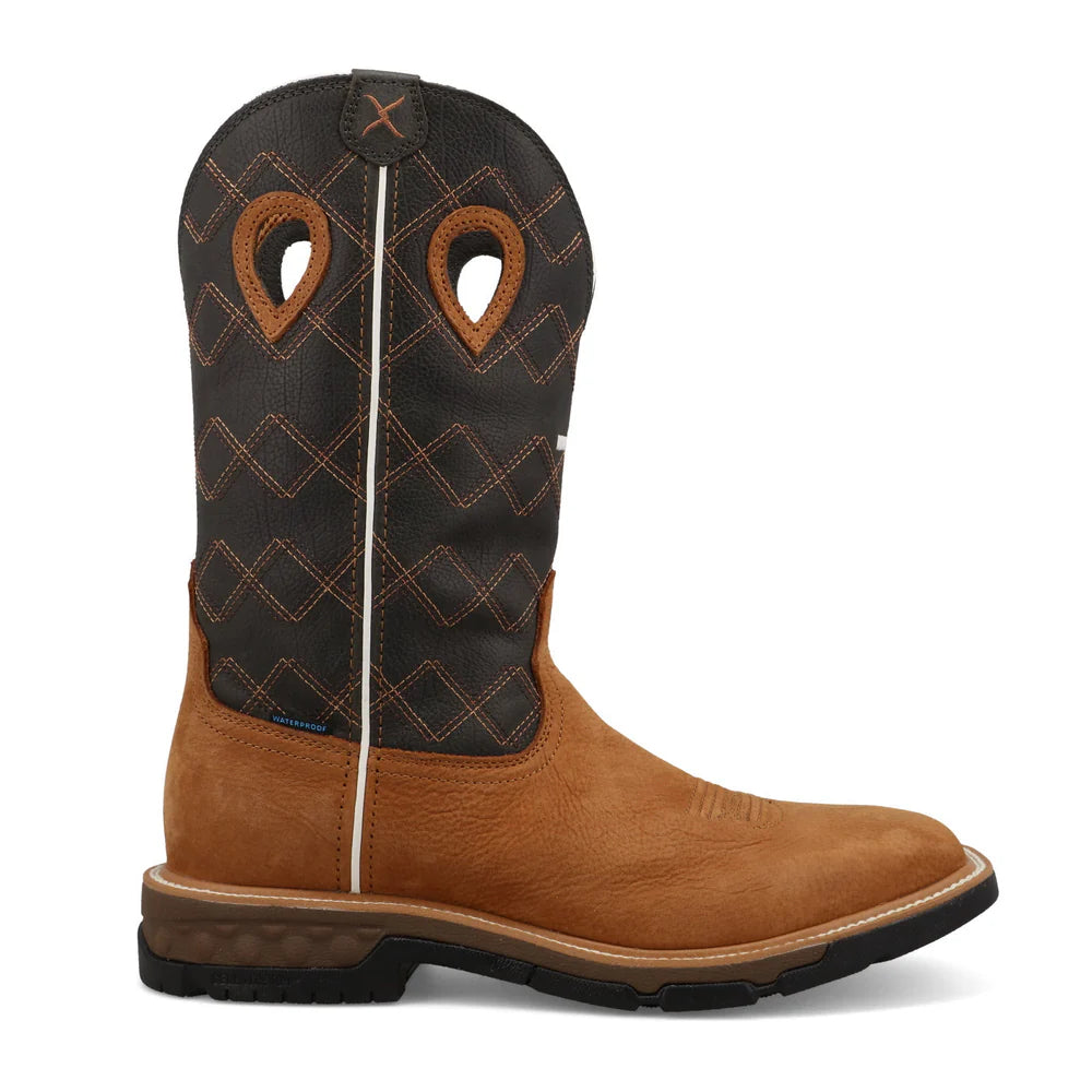 TWISTED X MEN'S 12" WESTERN WORK BOOT MXBW010