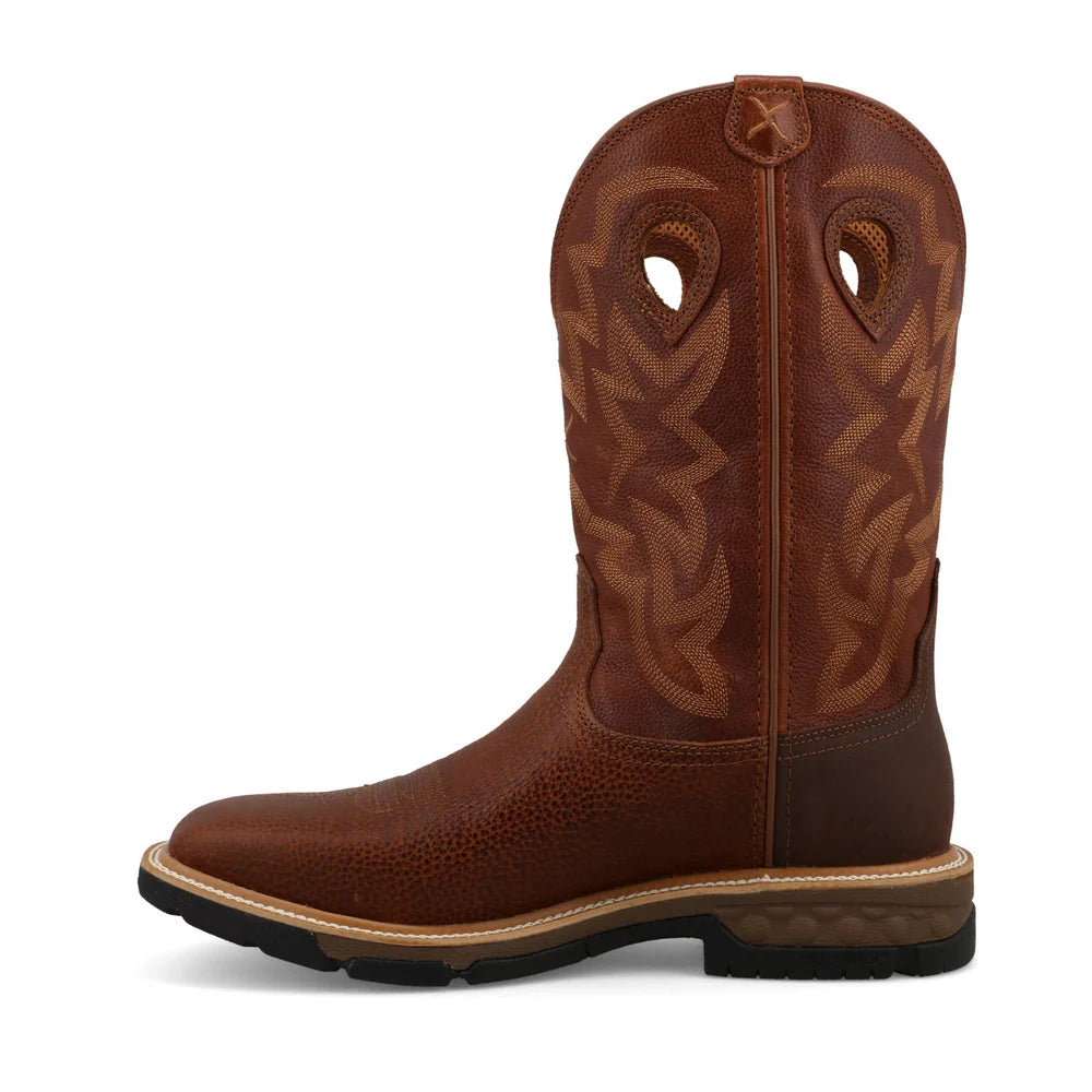 MENS TWISTED X 12" WESTERN WORK BOOT MXBW011