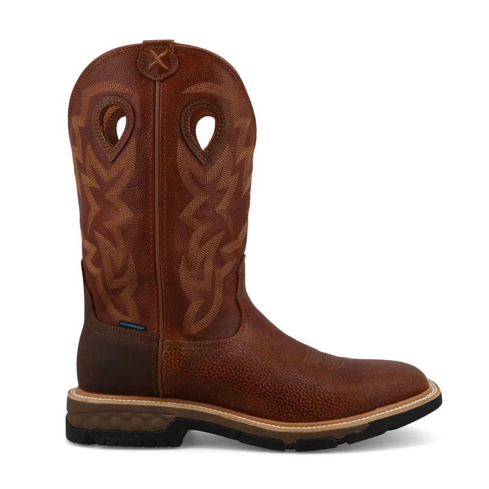 MENS TWISTED X 12" WESTERN WORK BOOT MXBW011