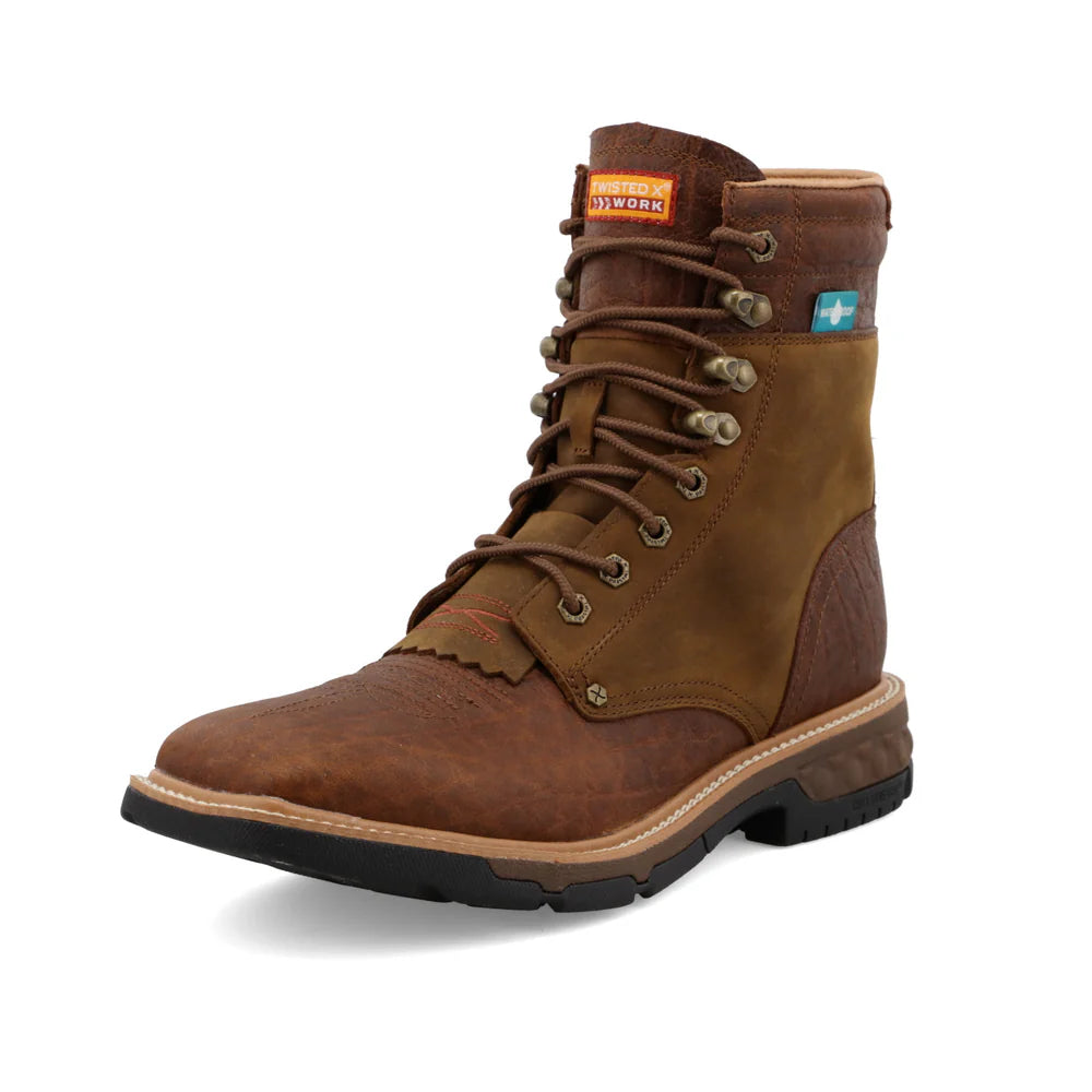 TWISTED X MEN'S 8" CELLSTRETCH® LACER WORK BOOT MXLW001