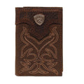 ARIAT DARK BROWN TRIFOLD WALLET - ACCESSORIES WALLET - A3511002
