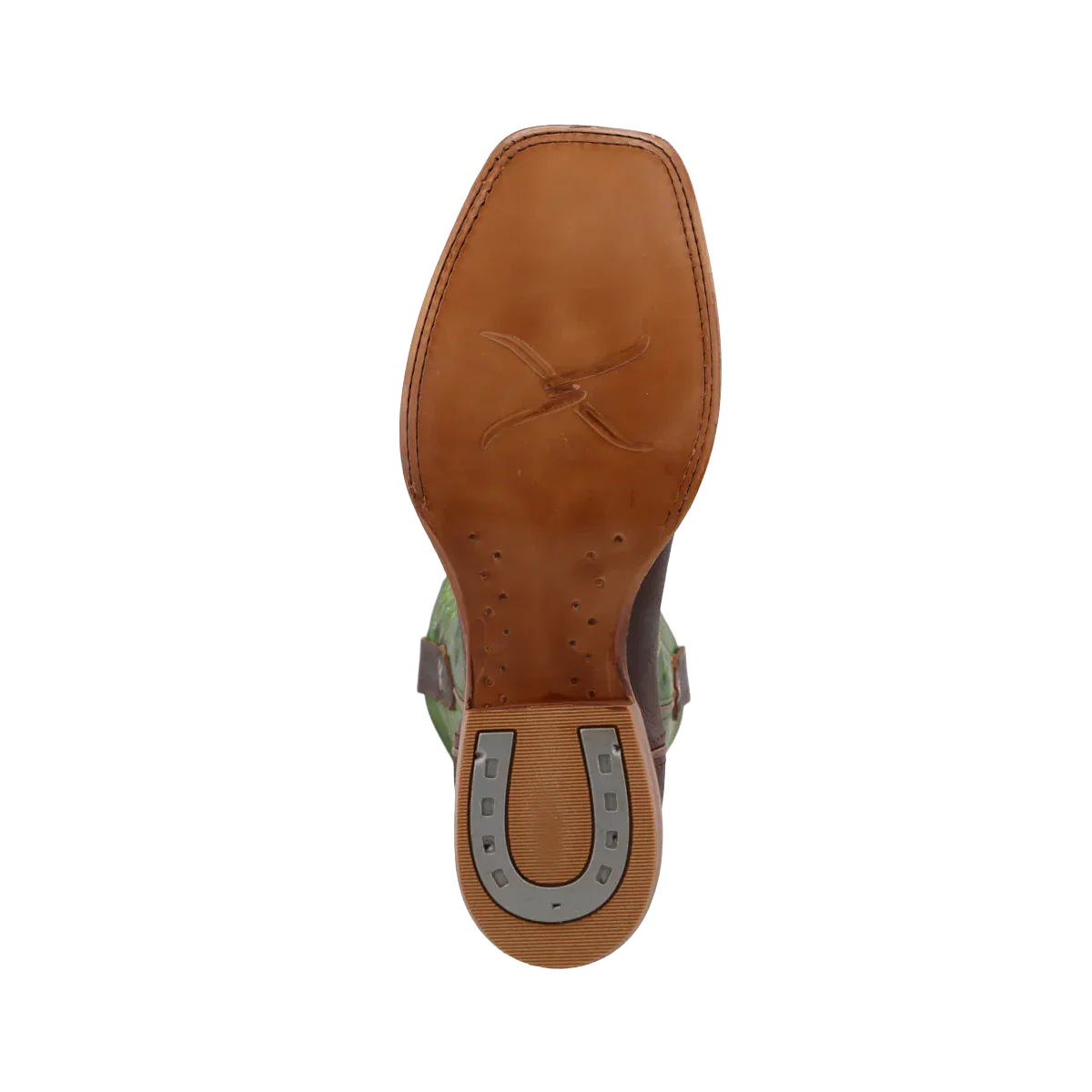 Twisted X Men's 12 Inch Rancher Sequoia & Cactus Square Toe Boots MRAL030