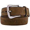 Nocona Men's Distressed Brown Western Overlay Leather Belt N2450444