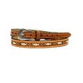 Twister Leather Rawhide Lacing Tan Hatband 0204608
