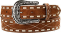 Nocona Women's Rust Roughout Boot Stitched Embroidered Belt N320007932
