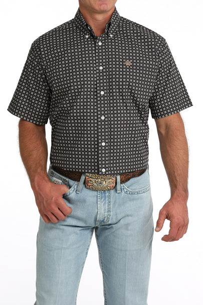 Men's Cinch Short Sleeve Button Up Shirt MTW1111519