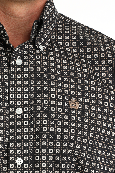 Men's Cinch Short Sleeve Button Up Shirt MTW1111519