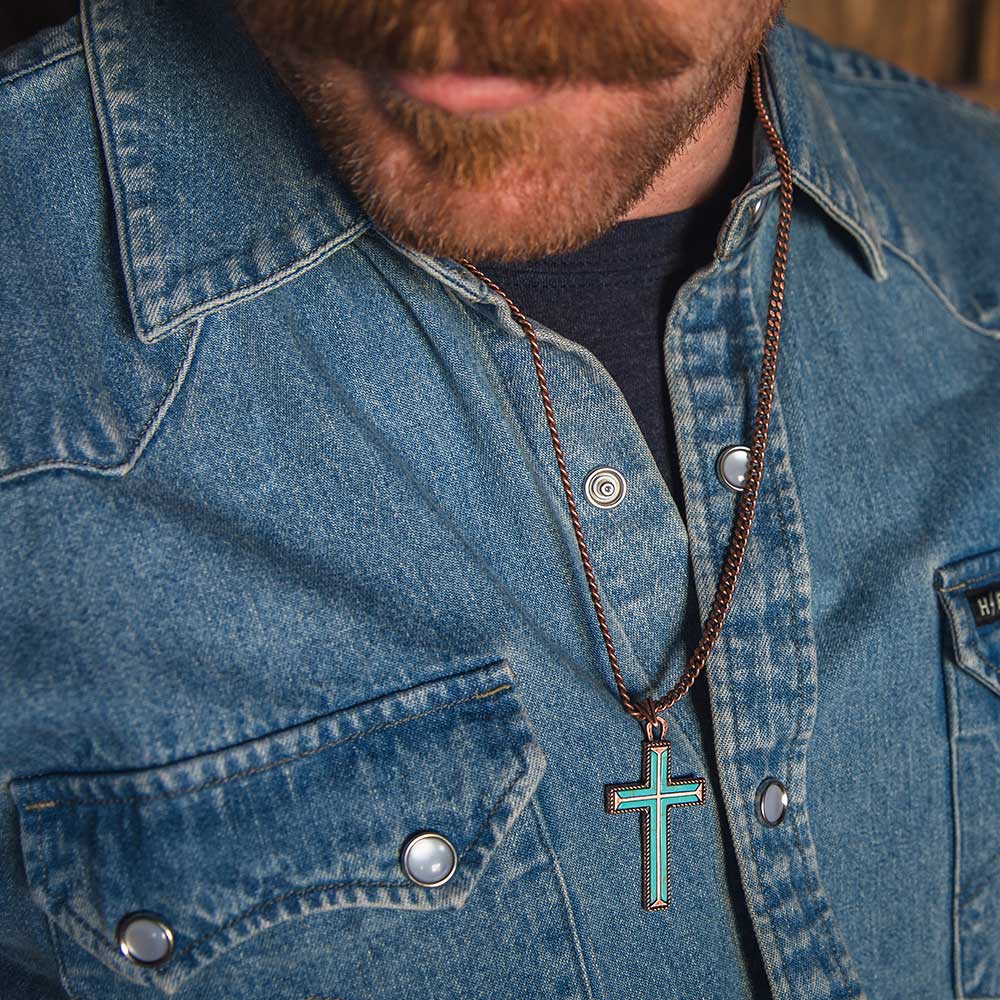 NC5840 Eternal Life Cross Necklace