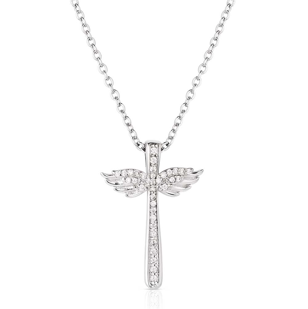 NC6125 Wings of Faith Cross Necklace