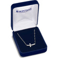 NC6210 Lean on Me Crystal Cross Necklace