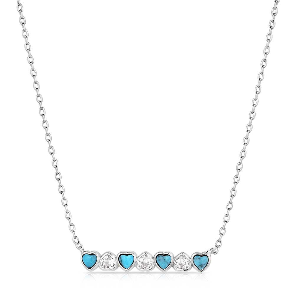 NC6227 Alternating Hearts Necklace