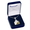 NC6504NFG Rural Route Cow Tag Necklace