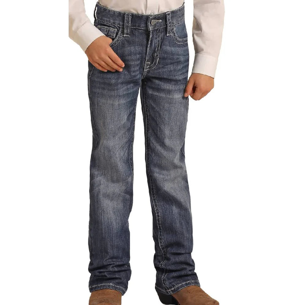 Rock & Roll Denim Boy's BB Gun Bootcut Jeans BB_3482