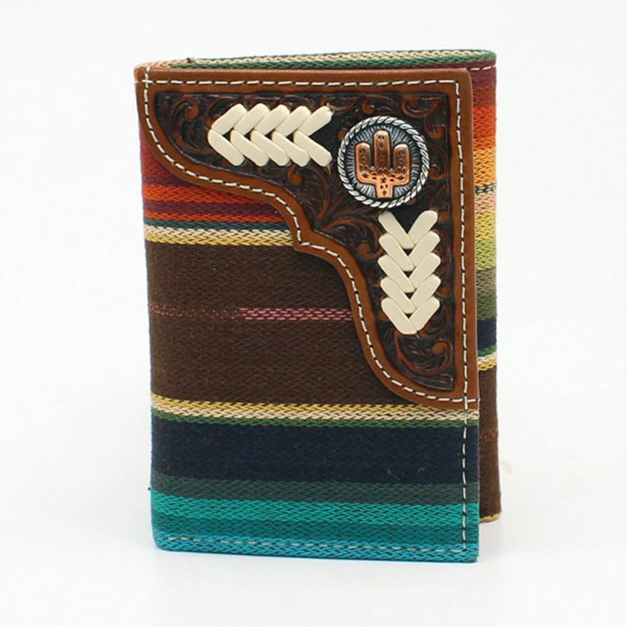 Mens Trifold Serape Wallet N500004897