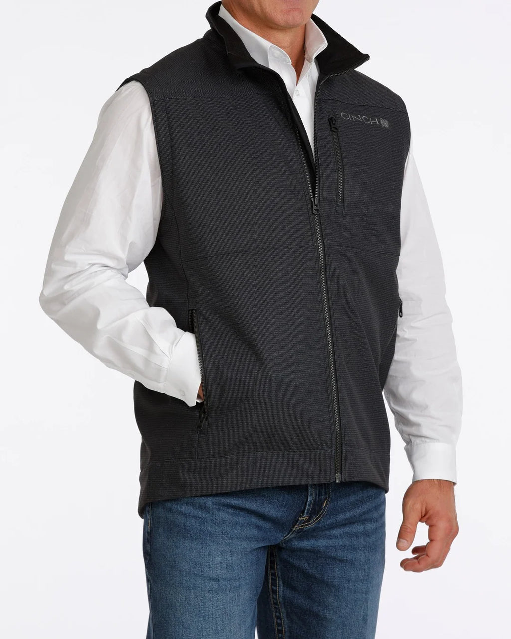 CINCH MWV1515030 Men's Bonded Vest Black
