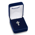 PIN6514 Light Engraved Cross Pin