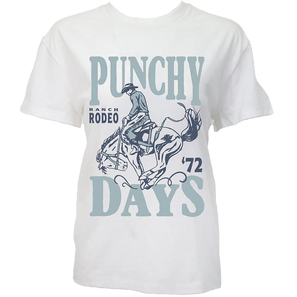 HOOEY PUNCHY DAYS LADIES T-SHIRT PT2605WH