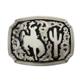 NOCONA BRONC RIDER WESTERN BUCKLE 37943